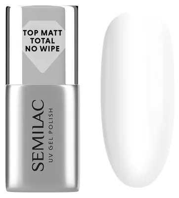 Productafbeelding van SEMILAC Matterende toplaag voor hybride nagellak, "Matt Total" - geen afvegen nodig, 7 ml