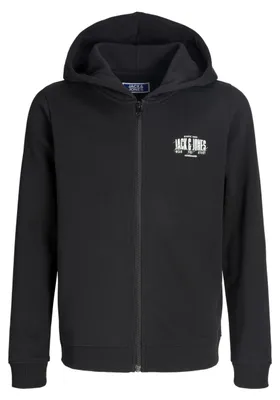 Immagine prodotto di JACK & JONES Jjaero, felpa con cappuccio e zip, modello junior