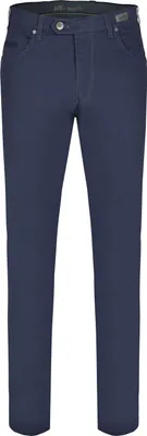 Produktbild von aubi Perfect Fit Herren Sommer Hose Baumwollhose High Flex Broken Twill Modell 577 marine Größe 50