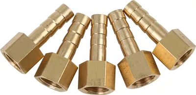 Produktbild von 5 Stück Schlauchtülle 6mm 1/8 ''Messing Schlauchanschluss Schlauch Anschlussstück