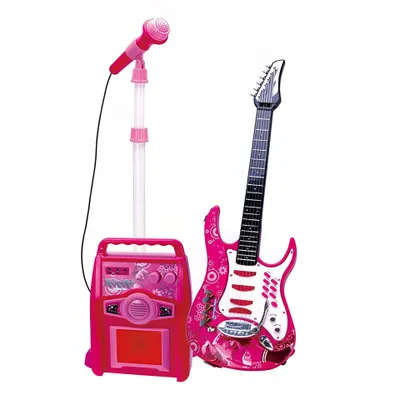 Image de Guitare avec amplificateur et micro