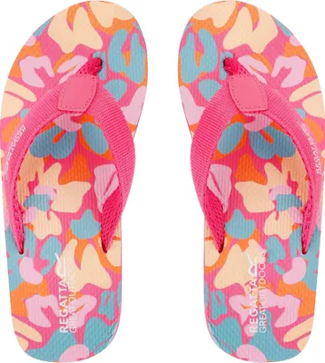 Produktbild von Regatta - Damen Flipflops "Catarina", Sommer Floral RG11842 (36 EU) (Bunt)
