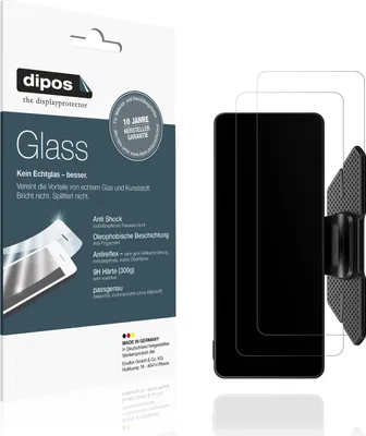 Produktbild von 2x Schutzfolie für Lamto RC06CHXXXX matt - Anti-Shock 9H Folie dipos Glass Kunststoffglas