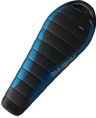Produktbild von Husky Mumienschlafsacktuch Neu -20°C 220 x 85 cm-Schwarz / Blau