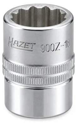 Productafbeelding van HAZET 900Z-18 Dopsleutel 18 mm 1/2" – 12-kant, AI-gegenereerde afbeelding