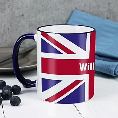 Produktbild von ® Tasse mit Wunschnamen und Flagge - Großbritannien