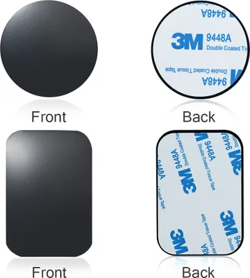Produktbild von Metallplättchen Set Für Magnet Halterungen Ersatz Smartphone Handy Metallplatte