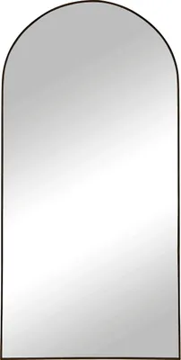 Produktbild von Spiegel schwarz Aluminium - 2,8x90x180cm - Madrid