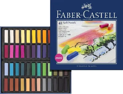 Produktbild von Faber Castell Softpastellkreiden 8 mm x 33 mm 48er