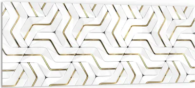 Produktbild von DEQORI Küchenrückwand Glas 125x50 cm 'Hochglanzmuster' Spritzschutz Bad Rückwand