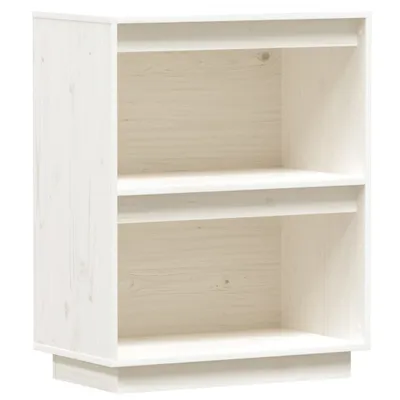 Zdjęcie produktu dla vidaXL Szafka boczna biała 60x34x75 cm lite drewno sosnowe