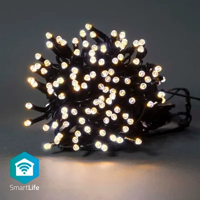 Zdjęcie produktu dla Lampki świąteczne SmartLife | Ciąg | Wi-Fi | Ciepły biały | 100 diod LED | 10,0 m | Android™/IOS