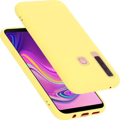 Obrázek produktu pro Cadorabo ochranný kryt pro Samsung Galaxy A9 2018 pouzdro ve žluté barvě kryt mobilního telefonu kryt TPU pouzdro