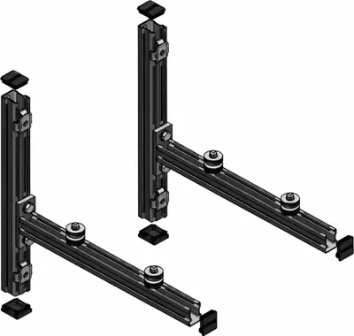 Produktbild von MEFA Konsolenset Stex 35/42 schallg. Länge 600 mm, 1 Stk.