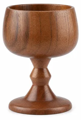 Holzbecher 7,5x12 cm, 150 ml, umweltfreundlich, für Wein & Kaffee