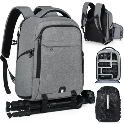 Produktbild von Omgoods – Kamerarucksack mit Laptopfach, wasserdicht