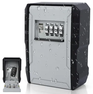 Image de Solidchoice - Coffre-fort à combinaison à 4 chiffres pour un stockage sécurisé