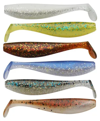 Produktbild von Abu Garcia Paddletail Kit 8cm - 6 Gummifische im Set