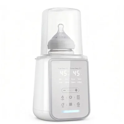 Produktbild von 6-in-1 Baby Flaschenwärmer & Sterilisator,Multifunktionaler Milch- & Breiwärmer, Auftauen, Dampfsterilisation, Touch-Display,Weiß