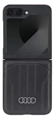 Zdjęcie produktu dla Audi Synthetic Leather Magsafe Z Flip6 F741 Czarny/Black Hardcase Au-Tpupcflip6-Q5/D1-Bk