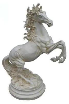 Obrázek produktu pro Sochařství koně Abstraktní měděné barevné sochy koní Pegasus Dekorace 64 cm