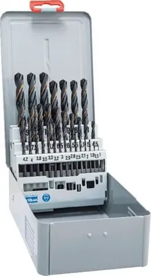 Produktbild von Bohrer-Kassette KM32 DIN338RN HSS Bohrer ø 1.0-10.5 mm+Kernlochb. 32-tlg.
