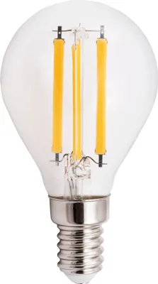 Produktbild von LED Filament Tropfenlampe McShine "Filed", E14, 6W, 806 lm, warmweiß, klar