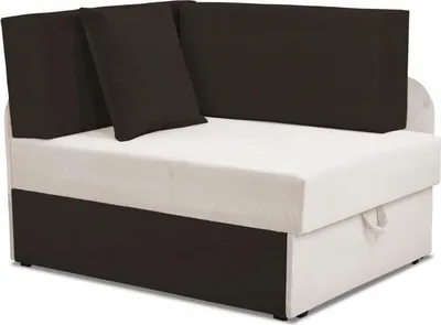 Produktbild von Family Meble Kindersofa Denis Duo Ecksofa mit Schlaffunktion Bettzeugbehälter 3 Schlaflängen Strapazierfähiges Material Schmutzabweisend (Trini 01/08)
