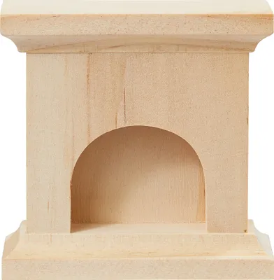 Produktbild von Miniatur Kamin, ca. 6,5 x 6,7 x 2,2 cm, Natur