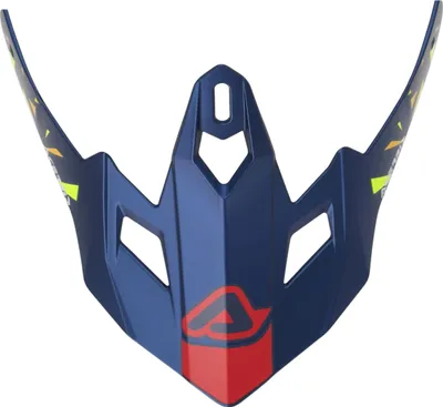 Imagen del producto de Visera azul/roja para casco infantil PROFILE de ACERBIS
