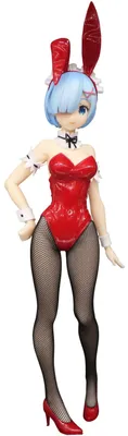 Imagen del producto de Asunto: Estatua de PVC Re:Zero BiCute Bunnies, Rem, versión de color rojo, 29 cm