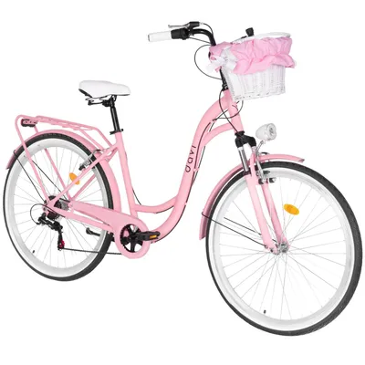 Produktbild von Damenfahrrad Davi Maria Aluminium 28", für 160–185 cm, 7 Gänge, Rosa
