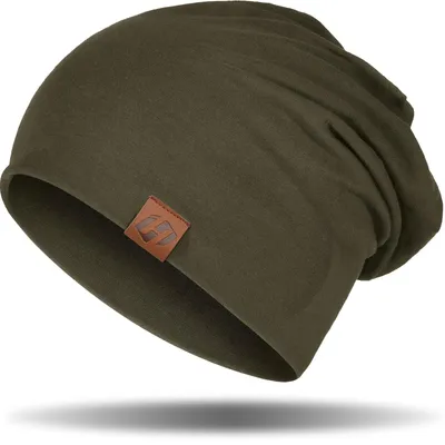 Productafbeelding van Beanie muts - Katoen - Uni - Slouchy stijl