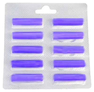 A blister pack of lavender-scented air freshener sticks.
