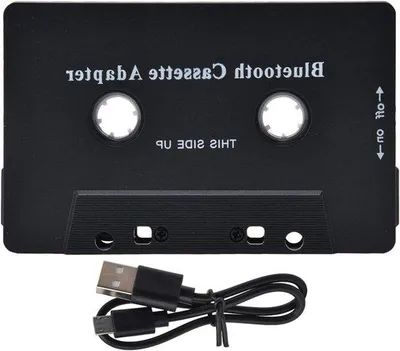 Image de Amplificateur de voiture avec adaptateur USB-Bluetooth pour convertisseur stéréo MP3-SBC - Adaptateur pour l'appareil d'enregistrement - Lecteur de cassettes pour voiture.