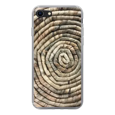 Produktbild von MuchoWow® Handyhülle Schutzhülle Hülle für iPhone 8 Kreis - Schilf - Korb Silikon Softcase Handy Hülle - Schutzhaube