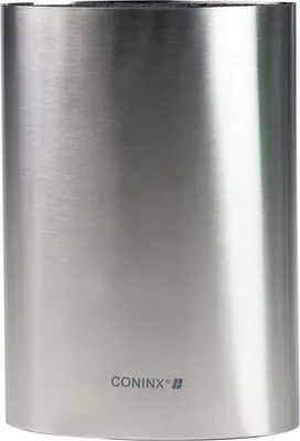 Produktbild von Coninx Messerblock ohne Messer - Messerhalter Universal - Exklusive Messer - Messeraufbewahrung aus Edelstahl von Coninx