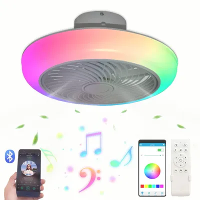 Obrázok produktu pre LED nástenné svietidlo s Bluetooth reproduktorom a RGB osvetlením