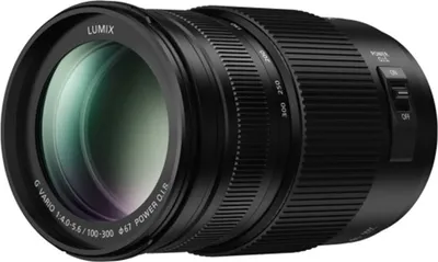 Zdjęcie produktu dla Panasonic Lumix G X Vario H-FSA100300E, Teleobiektyw zmiennoogniskowy, 17/12, 100 - 300 mm, Stabilizator obrazu, Mikro Cztery Trzecie (MFT), Automatyczne ustawienie ostrości