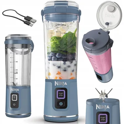 Tragbarer Mixer Ninja Blast Bc151eunv Kabellos Dichtschließender Deckel