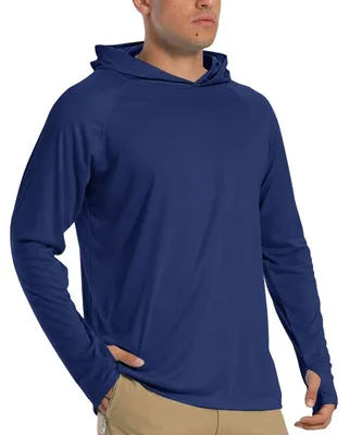 Produktbild von UV-Shirt Sonnenschutzshirt Herren-Hoodie - UPF 50+ - Langarm - Mit Daumenloch - Kapuze