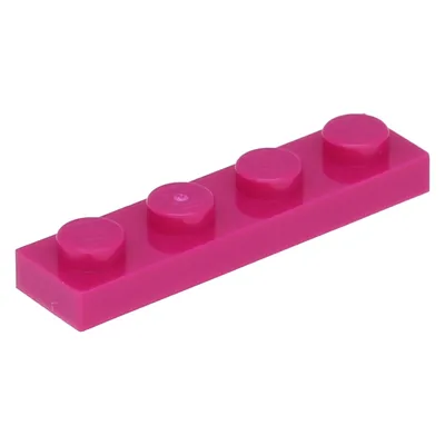 Zdjęcie produktu dla Lego® 1x4 płytka 3710 - 50 sztuk magenta