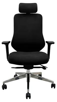 Zdjęcie produktu dla JAN NOWAK Ergonomiczne krzesło biurowe dla kierownictwa, czarne, AXIS