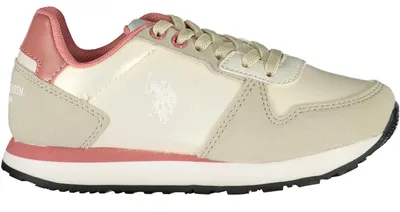 Image de US POLO ASSN. CHAUSSURES DE SPORT POUR ENFANTS BEIGE : Couleur - Beige, Taille - 32 Taille : 32 Couleur : Beige