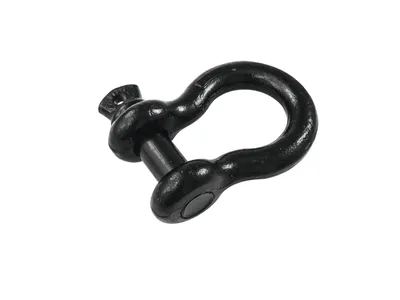 Produktbild von SAFETEX Schäkel 22mm schwarz mit Schraubbolzen