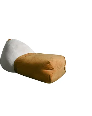 Zdjęcie produktu dla PillowPalette – worek do siedzenia, odpowiedni do salonu, balkonu i tarasu. Kolor: jasnobrązowy 130 cm