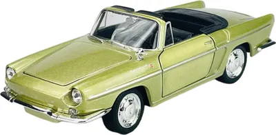Image de Welly Renault Caravelle sans toit Vert Échelle 1:24 Modèle réduit 24068