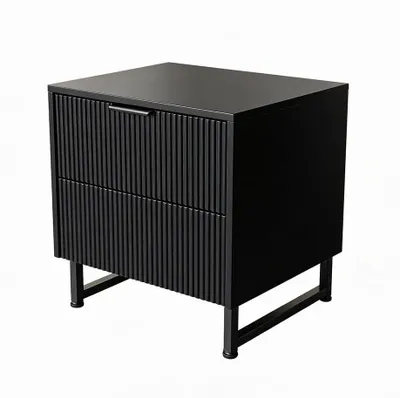 Produktbild von HOME DELUXE Nachttisch NYLA - 45 x 61 cm | Bettkommode Nachtkommode Beistelltisch Bettkonsole