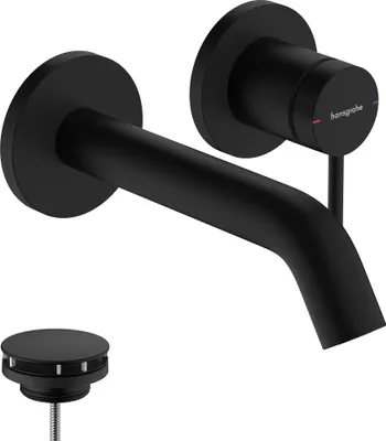 Immagine prodotto di hansgrohe Tecturis S Mitigeur monocommandé pour lavabo encastré pour montage mural, saillie 165 mm, 73350670, 73350670