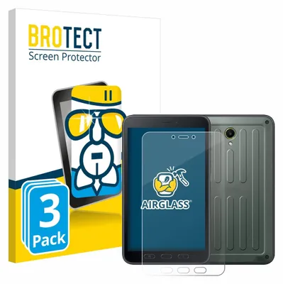 Produktbild von 3x BROTECT Schutzglas für Samsung Galaxy Tab Active 5 (Hochformat) Schutzfolie Panzer Folie Glas Display Schutz klar